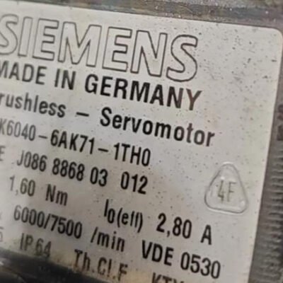 SIEMENS 1FK6040-6AK71-1TH0-Z Servo Motor