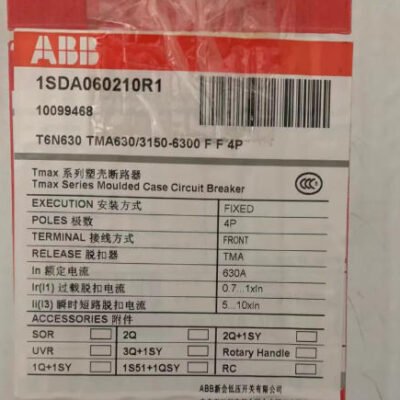 ABB 1SDA060210R1 Thermal Magnetic Circuit Breaker