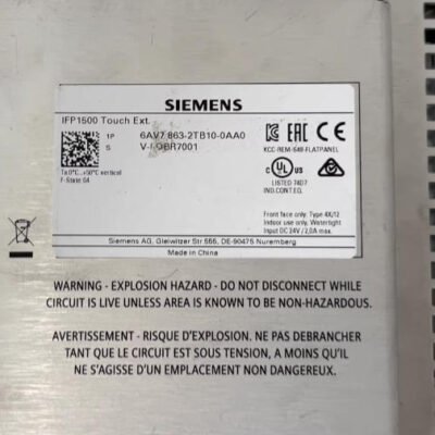 SIEMENS touch screen 6AV7863-2TB10-0AA0