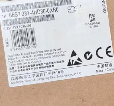 SIEMENS 6ES7231-4HD30-0XB0 INPUT MODULE