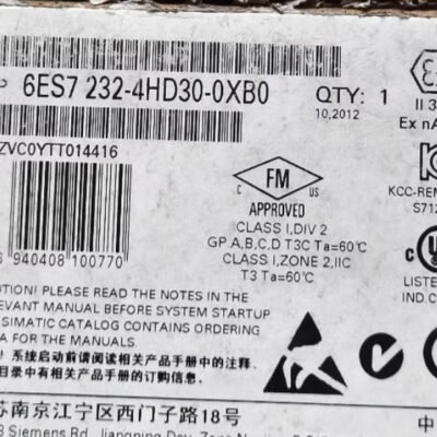SIEMENS Module 6ES7232-4HD30-0XB0