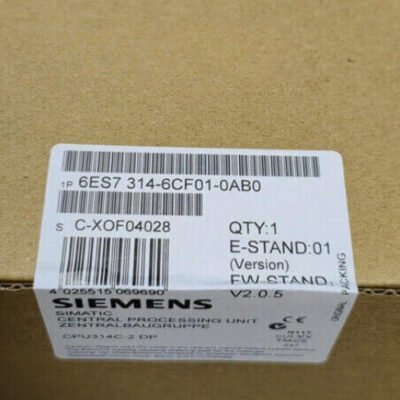 SIEMENS COMPACT CENTRAL PROCESING UNIT 6ES7314-6CF01-0AB0