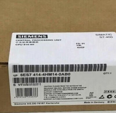 SIEMENS central processing unit module 6ES7414-4HM14-0AB0