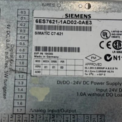 SIEMENS 6ES7621-1AD02-0AE3 Panel Control Panel Excellent