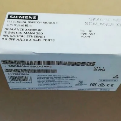 6GK5408-8GS00-2AM2 SCALANCE XM408-8C managed modular IE switch
