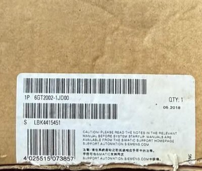 SIEMENS 6GT2002-1JD00 ETHERNET CONNECTION BLOCK