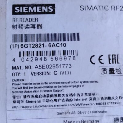 SIEMENS 6GT2821-6AC10 SIMATIC RF260R Reader