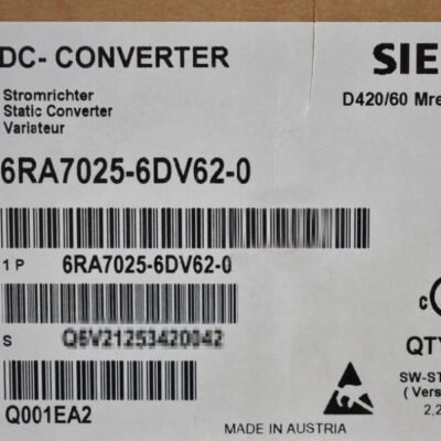 SIEMENS DC Converter 6RA7025-6DS22-0