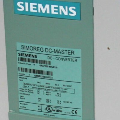 SIEMENS SIMOREG DC Master rectifier 6RA7025-6DV62-0