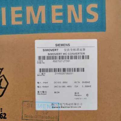 6SE7027-2ED51 Siemens SIMOVERT MASTERDRIVES Motion Control Compact Unit Converter