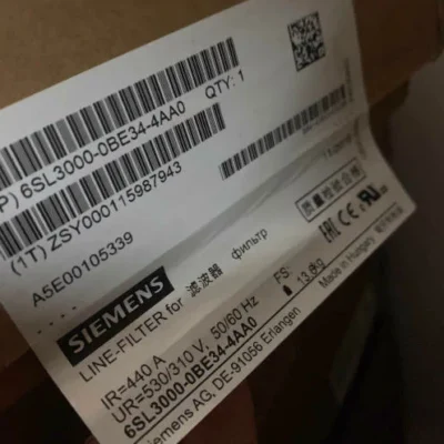 6SL3000-0BE34-4AA0 SINAMICS MICROMASTER PX LINE FILTER