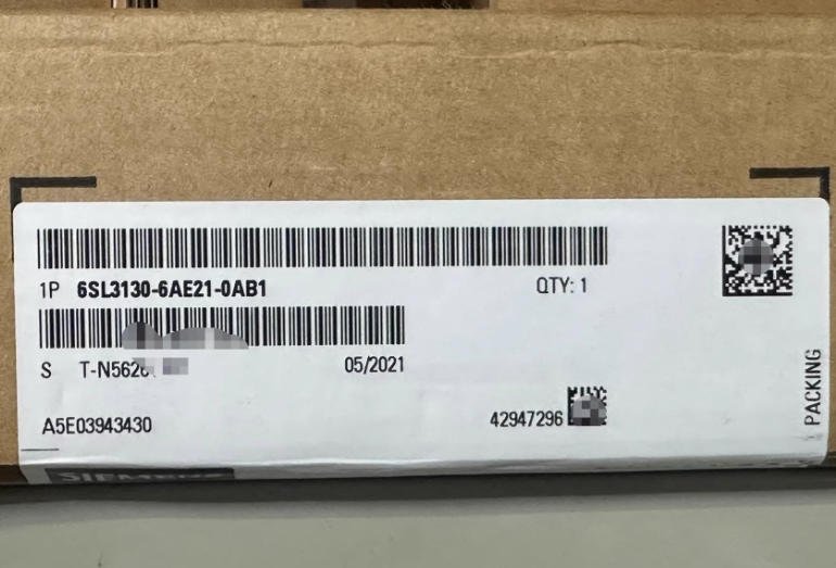SIEMENS SINAMICS S120 SMART LINE MODULE 6SL3130-6AE21-0AB1