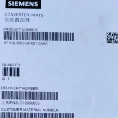 6SL3985-5HX01-0AA0 SIEMENS POWER SUPPLY