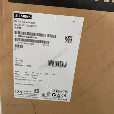 New Siemens 6SE6440-2UD35-5FA1 75KW Inverter 6SE64402UD355FA1 Expedited Shipping