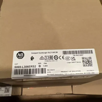 New Sealed Allen-Bradley 5069-L306ERS2 SER B Compact GuardLogix 5380 Controller