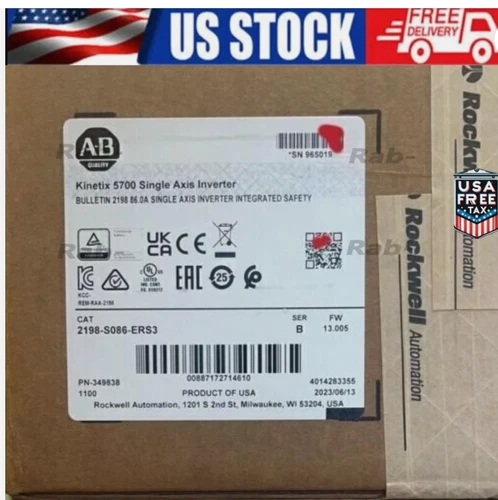 AB 2198-S086-ERS3 Kinetix 5700 Inverter AB 2198S086ERS3 New Sealed for VIP DHL 1 AB 2198-S086-ERS3 Kinetix 5700 Inverter AB 2198S086ERS3 New Sealed for VIP DHL