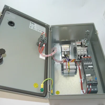 Motor & Pump Control Panel 20 HP 480V N4/12 ABB Breaker Disconnect ELO CPT HOA