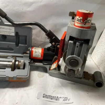 Ridgid 918 Hydraulic Roll Groover Capacity Pipe Threader Drive & Groove Roll Set