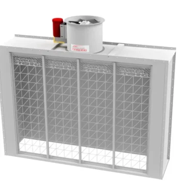 10' W X 7' H X 2'6" D Exhaust Wall Top Mount Fan 3 Phase Motor In Stock USA Made