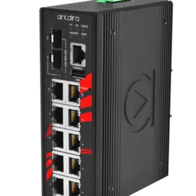 Antaira LMX-1202M-SFP – Industrial Gigabit Managed Ethernet Switch – NEW IN BOX