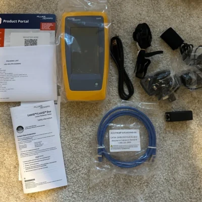 BRAND NEW IN BOX Fluke Networks LinkIQ Cable + Network Tester (LIQ100) FREE SHIP