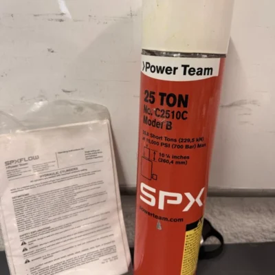 Power Team Single-Acting 10" 25T Spring Return Hydraulic Cylinder C2510C MODEL B