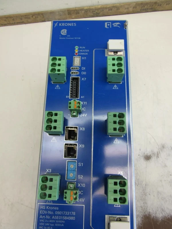 HS KRONES 0901733178 / A5E01584980 SERVO DRIVE FW-V1.3.0 E-VER-001 EXCLNT USED ! 1 HS KRONES 0901733178 / A5E01584980 SERVO DRIVE FW-V1.3.0 E-VER-001 EXCLNT USED !