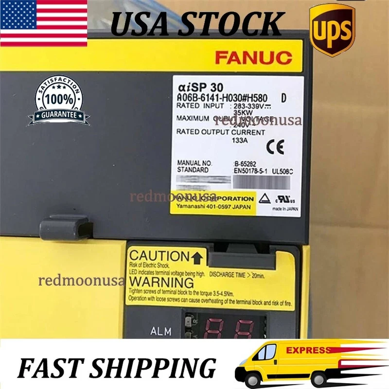 FANUC A06B-6141-H030#H580 Servo Drive A06B6141H030#H580 New For VIP UPS/DHL 1 FANUC A06B-6141-H030#H580 Servo Drive A06B6141H030#H580 New For VIP UPS/DHL