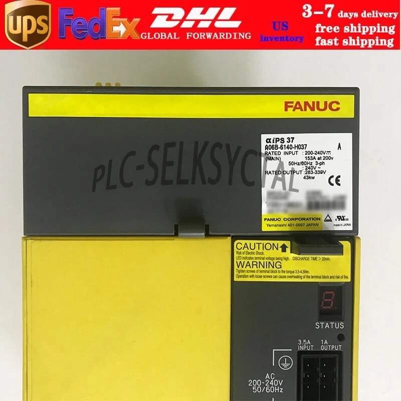 Fanuc A06B-6140-H037 Servo Drive New One A06B6140H037 Fast Shipping 1 Fanuc A06B-6140-H037 Servo Drive New One A06B6140H037 Fast Shipping