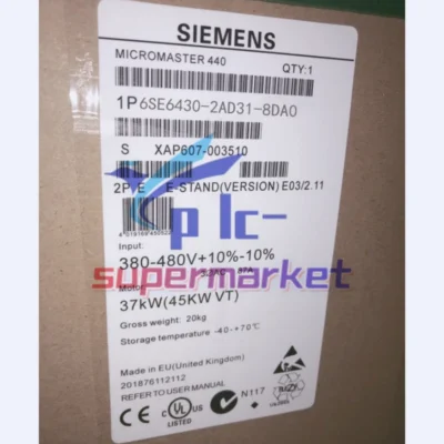 6SE6430-2AD31-8DA0 NEW SIEMENS PLC 6SE64302AD318DA0 -6SE6430- Fast delivery