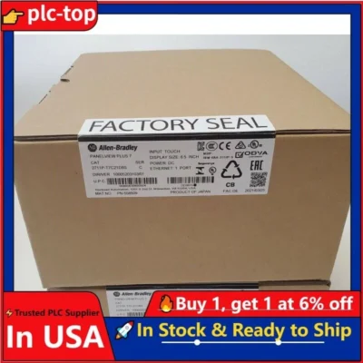 New Sealed Allen-Bradley 2711P-T7C21D8S HMI Panelview Plus 7 Terminal USA Stock