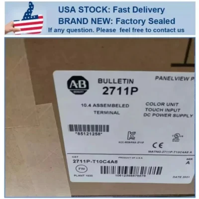 NEW Factory Sealed AB 2711P-T10C4A8 /A Panelview Plus 10.4" Assembled Terminal