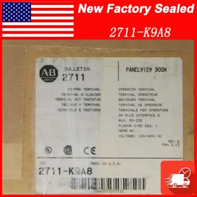 New AB 2711-K9A8 Industrial Drive Free Shipping New in Box Factory Sealed PLC US