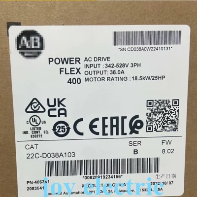 22C-D038A103 Ne PowerFlex 400- 18.5 kW(25HP) AC Drive 22CD038A103 with warranty