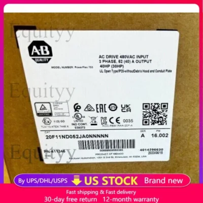 20F11ND052JA0NNNNN Allen-Bradley NEW IN BOX PowerFlex 753 AC Drive