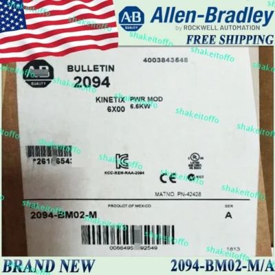 Brand New AB 2094-BM02-M/A Kinetix Servo Axis Power 2094BM02M serA Free Ship&Tax