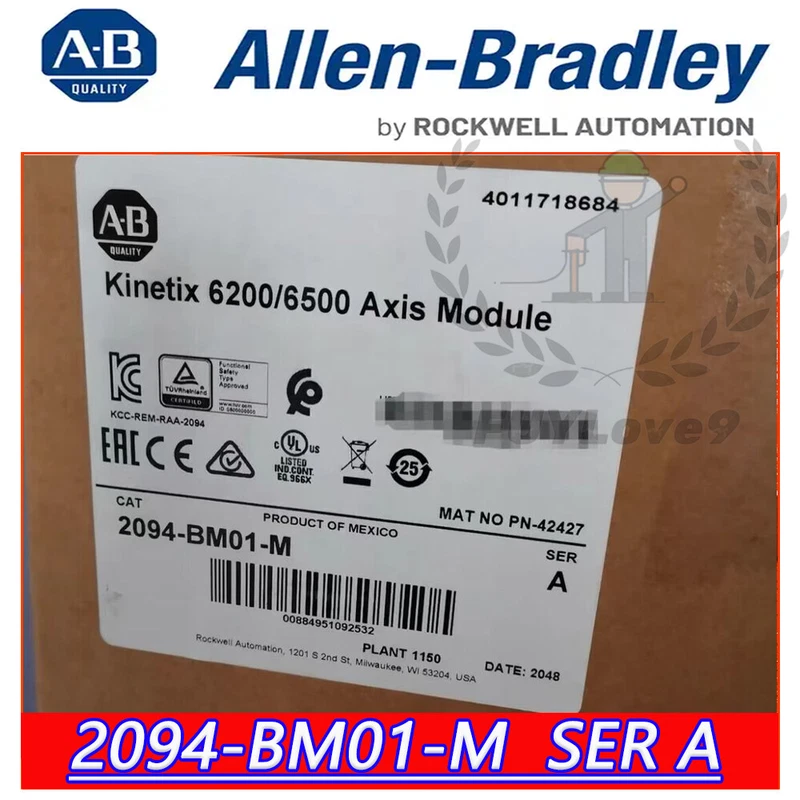 NEW SEALED ALLEN BRADLEY 2094-BM01-M /A Kinetix 6200/6500 AXIS 3.9kW 2094BM01M 1 NEW SEALED ALLEN BRADLEY 2094-BM01-M /A Kinetix 6200/6500 AXIS 3.9kW 2094BM01M