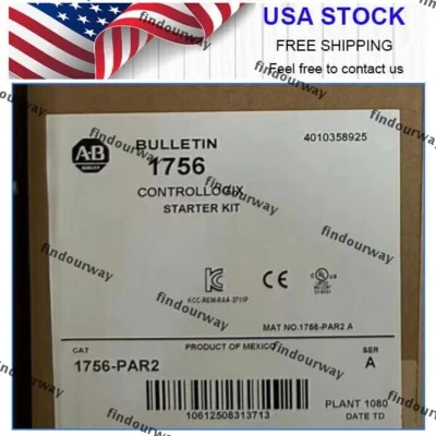 AB 1756-PAR2 / SER A ControlLogix Starter 1756-PAR2 US Ship Factory Sealed
