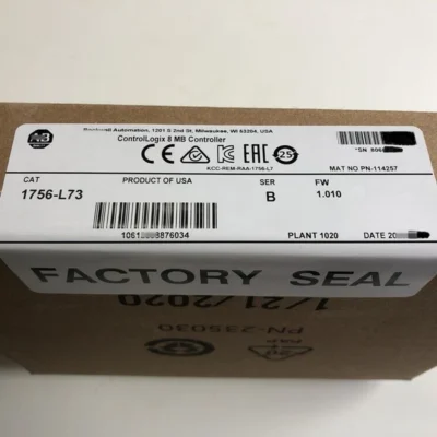 New Factory Sealed Allen-Bradley 1756-L73 ControlLogix 8 MB Controller 1756L73