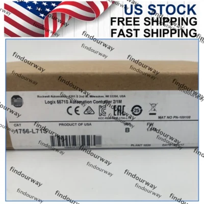 New Factory Sealed AB 1756-L71S Ser B GuardLogix Automation Controller 1756L71S