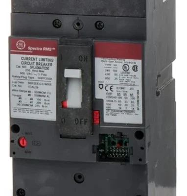 SFLA36AT0250 - General Electric 250A 600V 3P SFLA Frame Molded Case Circuit Brea