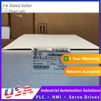 Allen-Bradley 1715-AENTR Redundant I/O EtherNet/IP Adapter NEW Seal