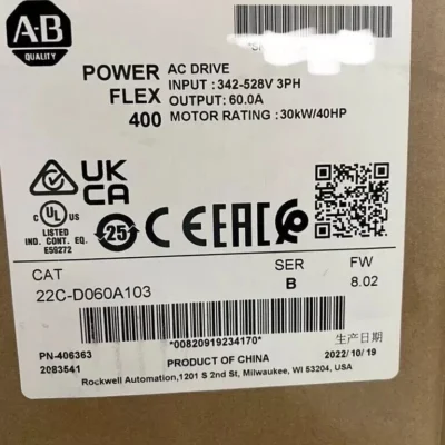 Allen Bradley 22C-D060A103 400 AC Drive