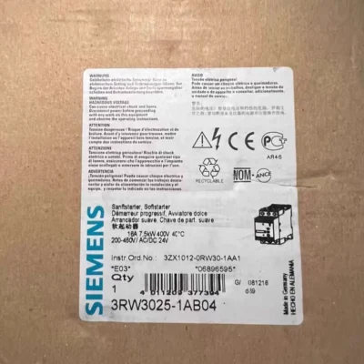 SIEMENS RW3044-1AB04 SIRIUS Softstarter