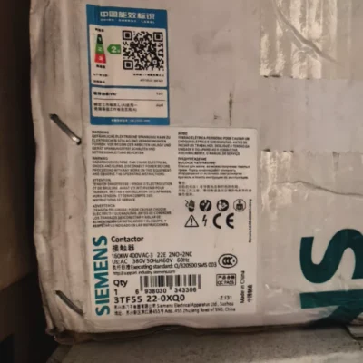 SIEMENS 3TF5522-0XQ0 Contactor