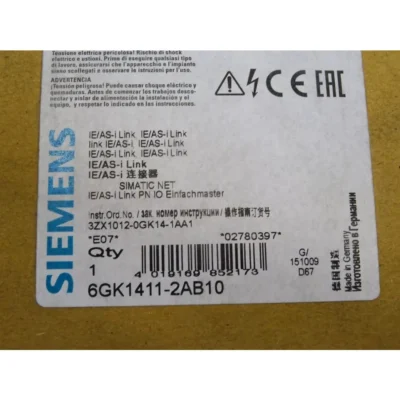 SIEMENS Einfachmaster 6GK1411-2AB10 Single Master
