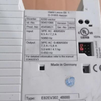Lenze E82EV302-4B000 Servo Drive Inverter