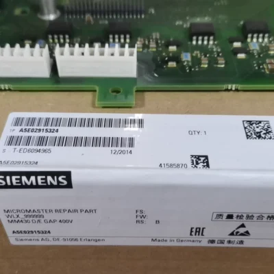 SIEMENS A5E02915324 Inverter power