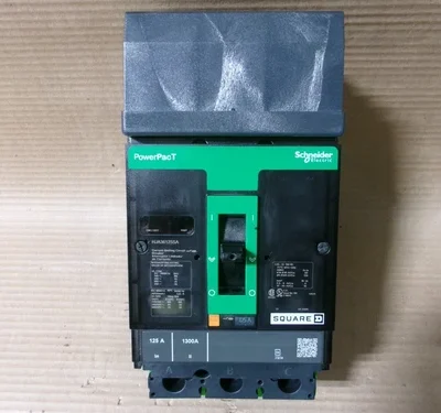 New Square D HJA HJA36125SA 3 Pole 125 Amp 600V SHUNT TRIP Circuit Breaker NNB