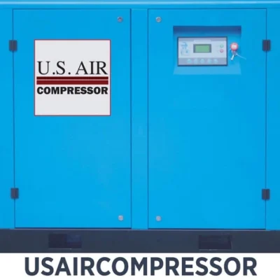 New 50 HP US AIR COMPRESSOR ROTARY SCREW VFD VSD w/ Trad'n Ingersoll Rand etc